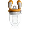 Naujiena! Specialus pasiūlymas! „Kidsme Food Feeder“ kūdikio maitinimo prietaisas kietam maistui (vidutinis) gintarinė nuo 4 mėnesių 160350AM