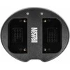 Newell SDC-USB dviejų kanalų įkroviklis NP-F550, FM50, FM500H serijos baterijoms