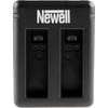 Dviejų dalių įkroviklis Newell SDC-USB skirtas AHDBT-401 baterijoms