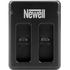 Dviejų kanalų įkroviklis Newell SDC-USB skirtas AABAT-001 baterijoms