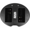 Dviejų kanalų įkroviklis Newell SDC-USB skirtas DMW-BLC12 baterijoms