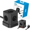 Newell GaN Power Cube 9in1 - juodas