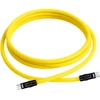 USB-C Laidas - Newell USB-C 100W Greito Įkrovimo Laidas 2m Silikoninis Geltonas-Juodas