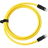USB-C Laidas - Newell USB-C 100W Greito Įkrovimo Laidas 2m Silikoninis Geltonas-Juodas