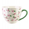 Nici Affek Design FLORELLA Puodelis 400ml 11x15x9 cm rožinė kwiatki