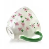 Nici Affek Design FLORELLA Puodelis 400ml 11x15x9 cm rožinė kwiatki