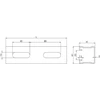 Niczuk Tvirtinimo profilis MF 2.0 tipas 41 x 41 x 2 mm L = 3000 mm (0741412030)