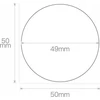 Niimbot etiketės R 50x50mm 150vnt apvalios B21, B21S, B3S, B1