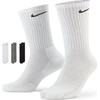 Kojinės Nike Everyday Cushioned Crew 3 pary balta, pilka, juoda SX7664 964 (38-42)