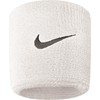 Nike Football Riešinės sportui Nike Swoosh baltos 2vnt. NN04101