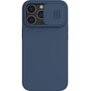 Nillkin CamShield Silky Silikoninis dėklas dangtelis iPhone 13 Pro mėlynas