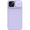 Dėklas Nillkin CamShield Silky Magnetic Silicone Apple iPhone 14 Plus šviesiai violetinis