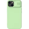 Dėklas Nillkin CamShield Silky Magnetic Silicone Apple iPhone 14 Plus šviesiai žalias