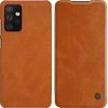 Dėklas NILLKIN QIN BOOK LEATHER CASE SAMSUNG GALAXY A72 4G BROWN