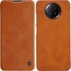 Nillkin Qin leather holster Xiaomi Redmi Note 9T 5G dėklas telefonui rudos spalvos