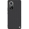 Nillkin Textured durable reinforced gel frame and nylon back Honor 50 Pro dėklas telefonui juodos spalvos