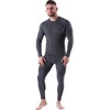 BTK0060 Vyriški pilki termoaktyvūs marškinėliai RAGNAR 2XL/3XL NILS