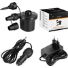 Nils Extreme elektrinis turistinis siurblys čiužiniui + adapteriai 230-12V Nils Camp NC17115 juoda