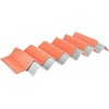 Nils Extreme NC17103 Sulankstomas turistinis kilimėlis su aliuminio pagrindu ir XPE 195 cm oranžinė NILS CAMP