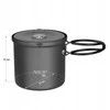 Nils Extreme NC4202 ALIUMINIO TURISTINIS PUODELIS SU DANGTELIU 1000 ML NILS CAMP