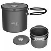 Nils Extreme NC4202 ALIUMINIO TURISTINIS PUODELIS SU DANGTELIU 1000 ML NILS CAMP