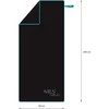 Nils Extreme Nils Aqua NAR13 mikropluošto rankšluostis 200x90 cm juodas