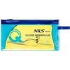 Nils Extreme NQC SOLID COLOR Geltonas SILICONE SWIMMING CAP DOTS NILS AQUA
