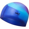 NQC MULTICOLOR M12 SILICONE SWIMMING CAP NILS AQUA