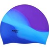 NQC MULTICOLOR M12 SILICONE SWIMMING CAP NILS AQUA