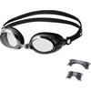 NQG500AF Juodas SWIMMING GOGGLES NILS AQUA
