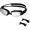 NQG660MAF GRAY RACING SWIMMING GOGGLES NILS AQUA