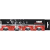 Nils Extreme PU 64x24 82A juodas matinis ratas (4 vnt.)