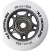 Nils Extreme PU 70x24 82A BALNINĖ (4 vnt.) + ABEC- 9 (8 vnt.) NILS EXTREME