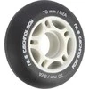 Nils Extreme PU 70x24 82A juodas matinis ratas (4 vnt.)