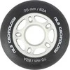 Nils Extreme PU 70x24 82A juodas matinis ratas (4 vnt.)