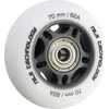 Nils Extreme PU 70x24 82A BALNINĖ (4 vnt.) + ABEC- 9 (8 vnt.) NILS EXTREME