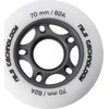 PU 70 x 24 Baltas MAT 82A WHEELS 4 PCS. NILS EXTREME