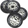 Nils Extreme PU 76x24 82A juodas matinis ratas (4 vnt.)