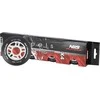 Nils Extreme PU 76x24 82A juodas matinis ratas (4 vnt.)
