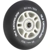 Nils Extreme PU 84x24 82A Juodas MEDŽIAGA (4 vnt.) + ABEC- 9 CHROME (8 vnt.)