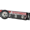 Nils Extreme PU 84x24 82A Juodas MEDŽIAGA (4 vnt.) + ABEC- 9 CHROME (8 vnt.)