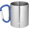 Nils Extreme Turistinis puodelis su karabinu Nils Camp NC17110 mėlynas 330 ml