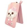 Dėklas Nimmy New Big-Eye Cute Pets 2.0 magnetinė piniginė šunims su telefono laikikliu - Rožinė