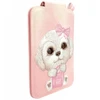 Dėklas Nimmy New Big-Eye Cute Pets 2.0 magnetinė piniginė šunims su telefono laikikliu - Rožinė