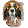 Magnetic pendant Nimmy Cool&Cute 2.0 Dog oranžinės spalvos