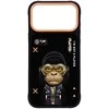 „Nimmy Cool&amp;Cute 2.0 Gorilla“ dėklas, skirtas „iPhone 17 Pro Max“ - Juodas