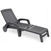Bica Sun lounger Miami pilkas