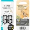 NiteIze Nite Ize G- Series 1 2pack Juodas
