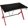 Žaidimų stalas Nitro Concepts D12 Gaming Desk, Juoda-raudona