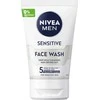 Nivea Men Sensitive Face Wash valomasis gelis vyrams, 100 ml